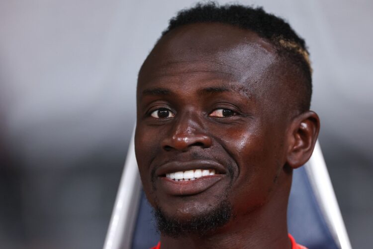 TOKYO, JAPAN - JULY 26: Sadio Mane of Bayern Munich during the preseason friendly match between Manchester City and Bayern Muenchen at National Stadium on July 26, 2023 in Tokyo, Japan. (Photo by Robbie Jay Barratt - AMA/Getty Images)