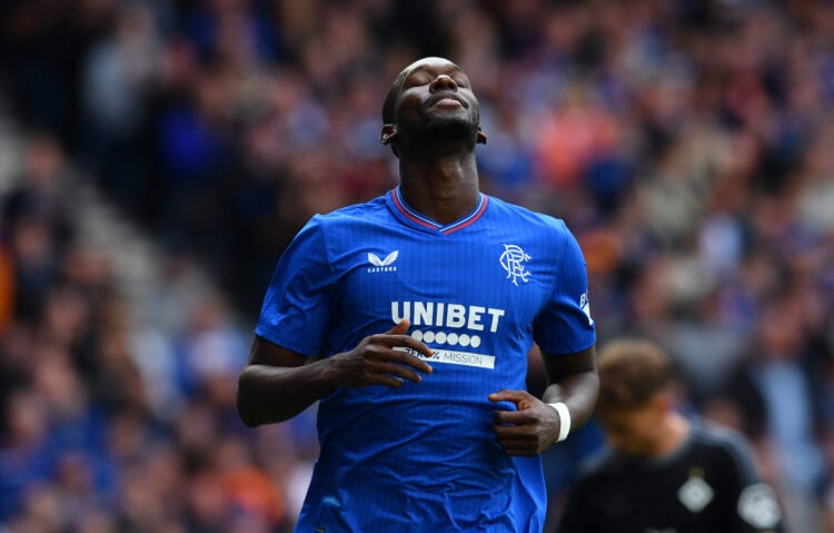 Brighton : Abdallah Sima relance les débats sur son avenir - wiwsport GLASGOW, SCOTLAND - JULY 22: Abdallah Sima of Rangers in action during the pre-season friendly match between Rangers and SV Hamburg at Ibrox Stadium on July 22, 2023 in Glasgow, Scotland. (Photo by Mark Runnacles/Getty Images)