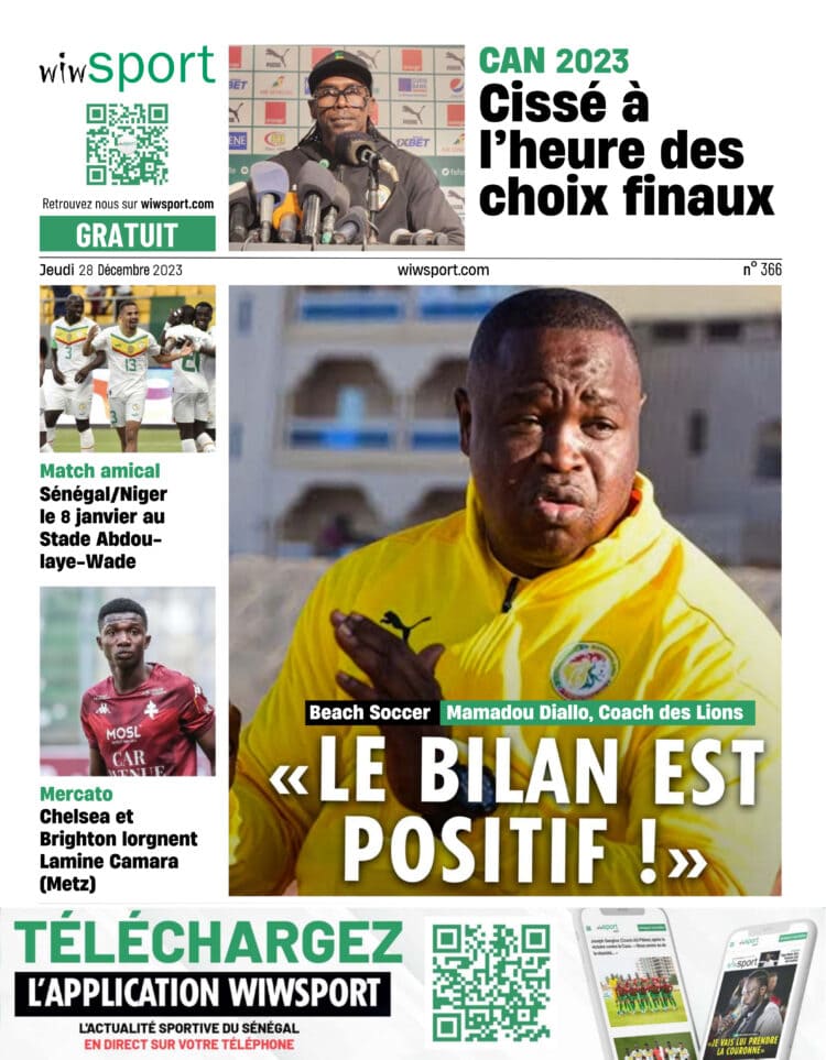 Lire le Journal wiwsport du jeudi 28 décembre #336 - wiwsport