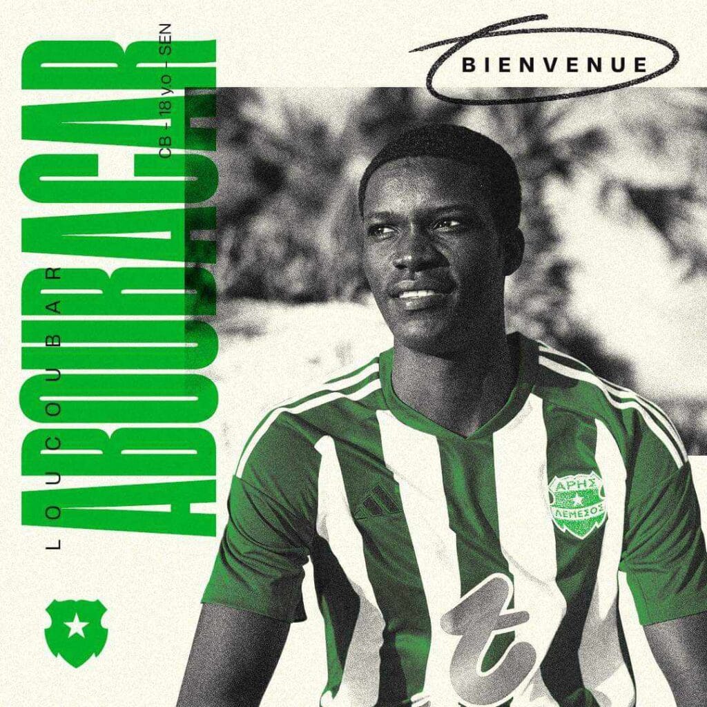 Mercato : Aris Limassol annonce l'arrivée du sénégalais Loukoubar Aboubakar - wiwsport Mercato : Aris Limassol annonce l'arrivée du sénégalais Loukoubar Aboubakar - wiwsport