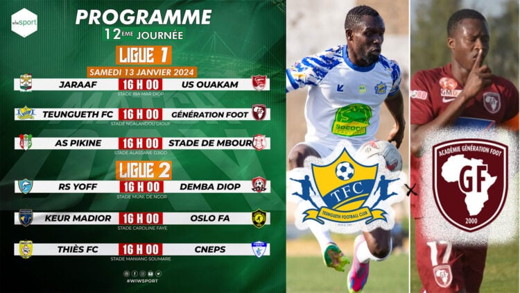 Ligue Pro : Suivez la 12e Journée du championnat du Sénégal en direct sur wiwsport.com - wiwsport