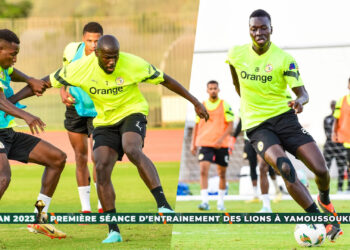 LIVE - CAN 2023 - Première séance d'entraînement des Lions à Yamoussoukro - wiwsport