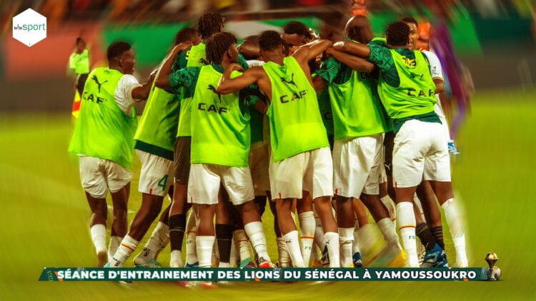 Equipe Nationale : Suivez en direct al séance d'entraînement des Lions - wiwsport