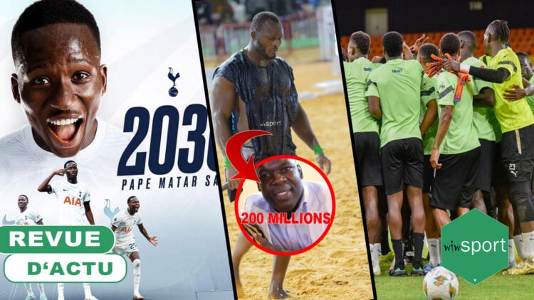 REVUE D'ACTU 03 JAN : Regroupement des Lions, Papa Matar Sarr prolonge, AC Milan ne lâche pas Bouaye Dia, Modou LO réclame 200 Millions - wiwsport
