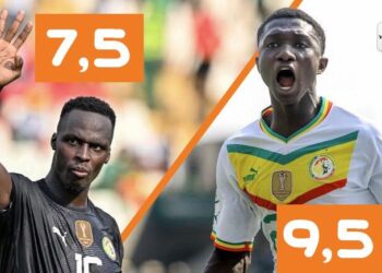 CAN 2023 : Edouard Mendy solide, Lamine Camara phénoménal… les notes des Lions après la victoire contre la Gambie