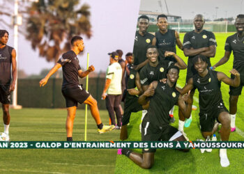 #Can 2023 - Galop d'entrainement des Lions au lendemain de la victoire contre Gambie - wiwsport
