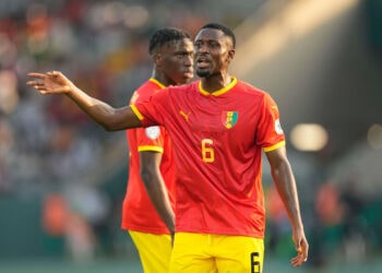 January 23 2024: Amadou Diawara (Guinea) // during a African Cup of Nations Group C game, Guinea vs Senegal, at Stade Charles Konan Banny, Yamoussoukro, Ivory Coast. Kim Price/CSM/Sipa USA (Credit Image: © Kim Price/Cal Sport Media/Sipa USA) - Photo by Icon Sport