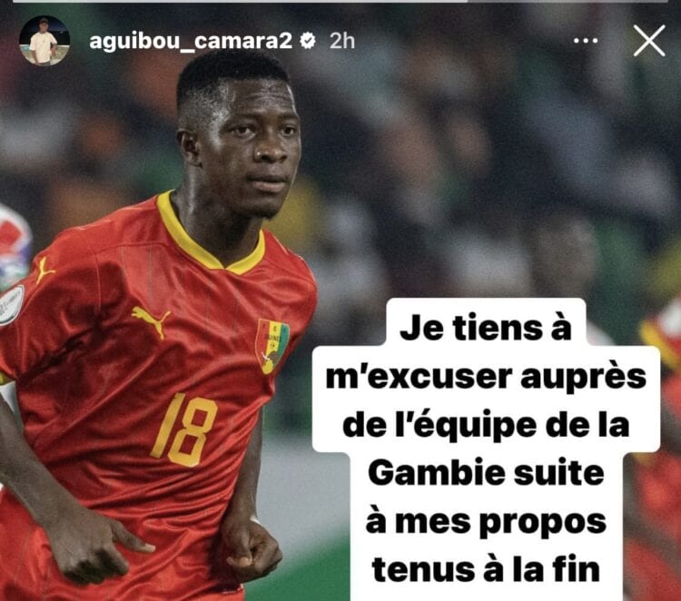 (Vidéo) Suite à ses propos irrespectueux envers la Gambie, Aguibou Camara s'excuse ! - wiwsport (Vidéo) Suite à ses propos irrespectueux envers la Gambie, Aguibou Camara s'excuse ! - wiwsport