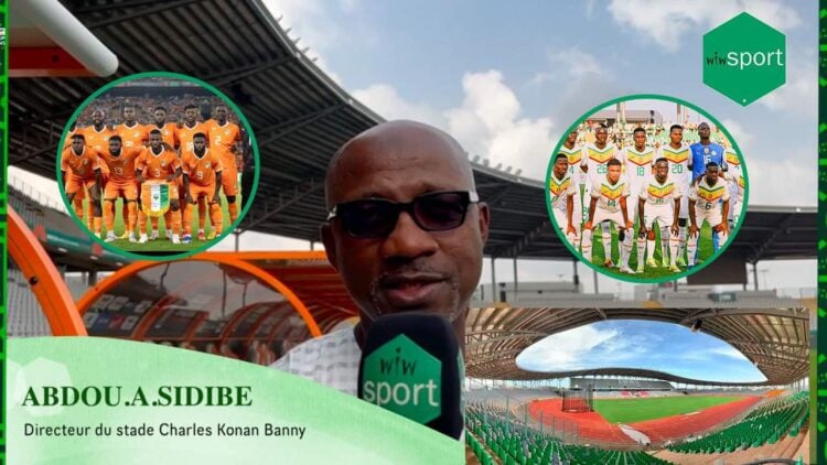 (Vidéo) CAN 2023 – Aziz Sidibé, directeur du stade de Yamoussoukro « Quel que soit l’équipe que le Sénégal rencontre, le stade sera toujours plein » ! - wiwsport (Vidéo) CAN 2023 – Aziz Sidibé, directeur du stade de Yamoussoukro « Quel que soit l’équipe que le Sénégal rencontre, le stade sera toujours plein » ! - wiwsport