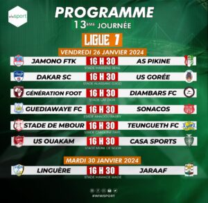 Ligue 1 (13ème j) : Choc des Académiciens entre Génération Foot et Diambars, cet après-midi, Linguère / Jaraaf, ce mardi - wiwsport Ligue 1 (13ème j) : Choc des Académiciens entre Génération Foot et Diambars, cet après-midi, Linguère / Jaraaf, ce mardi - wiwsport