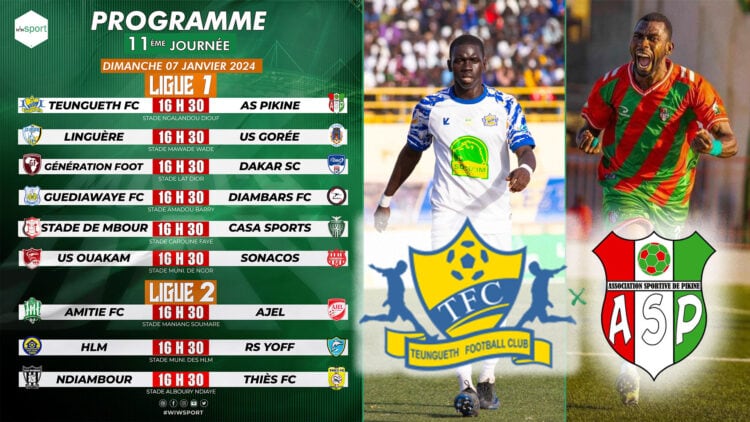 Multiplex Ligue Pro : Suivez la 11e journée du championnat du Sénégal en direct sur Wiwsport.com - wiwsport