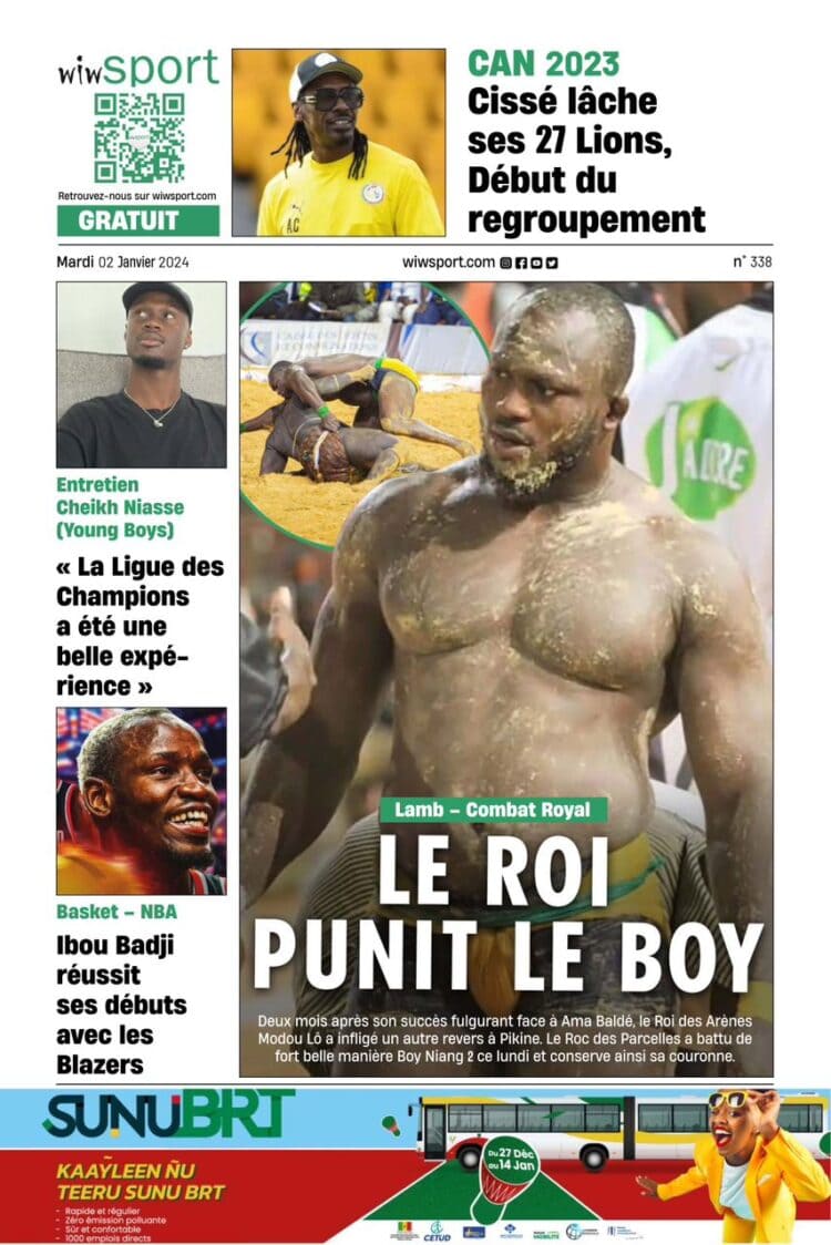 Lire le Journal wiwsport du mardi 02 janvier #338 - wiwsport Lire le Journal wiwsport du mardi 02 janvier #338 - wiwsport