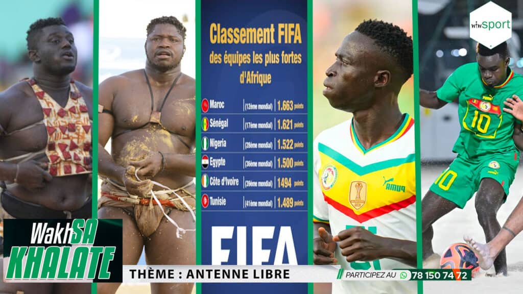 #Wakhsakhalate - Antenne libre: Krepin Diatta, Illimane Ndiaye, Classement FIFA, Beach soccer, Balla - wiwsport #Wakhsakhalate - Antenne libre: Krepin Diatta, Illimane Ndiaye, Classement FIFA, Beach soccer, Balla - wiwsport
