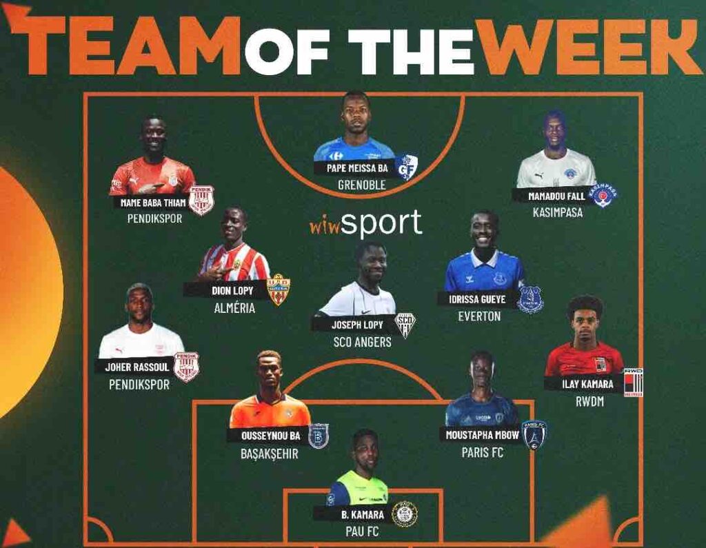 L'équipe type des Sénégalais de la semaine : Ousseynou Ba impérial, Idrissa Gueye énergique, Joseph Lopy omniprésent... - wiwsport L'équipe type des Sénégalais de la semaine : Ousseynou Ba impérial, Idrissa Gueye énergique, Joseph Lopy omniprésent... - wiwsport