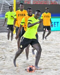 Mondial Beach Soccer - Les Lions se sont entraînés dans le stade de la compétition sans Al Seyni Ndiaye sur le banc ! - wiwsport