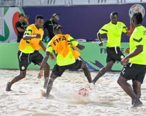 Mondial Beach Soccer - Les Lions se sont entraînés dans le stade de la compétition sans Al Seyni Ndiaye sur le banc ! - wiwsport