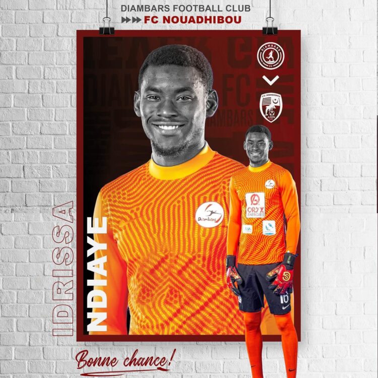 Mercato : Diambars annonce le départ d'Idrissa Ndiaye à Nouadhibou sous forme de prêt - wiwsport