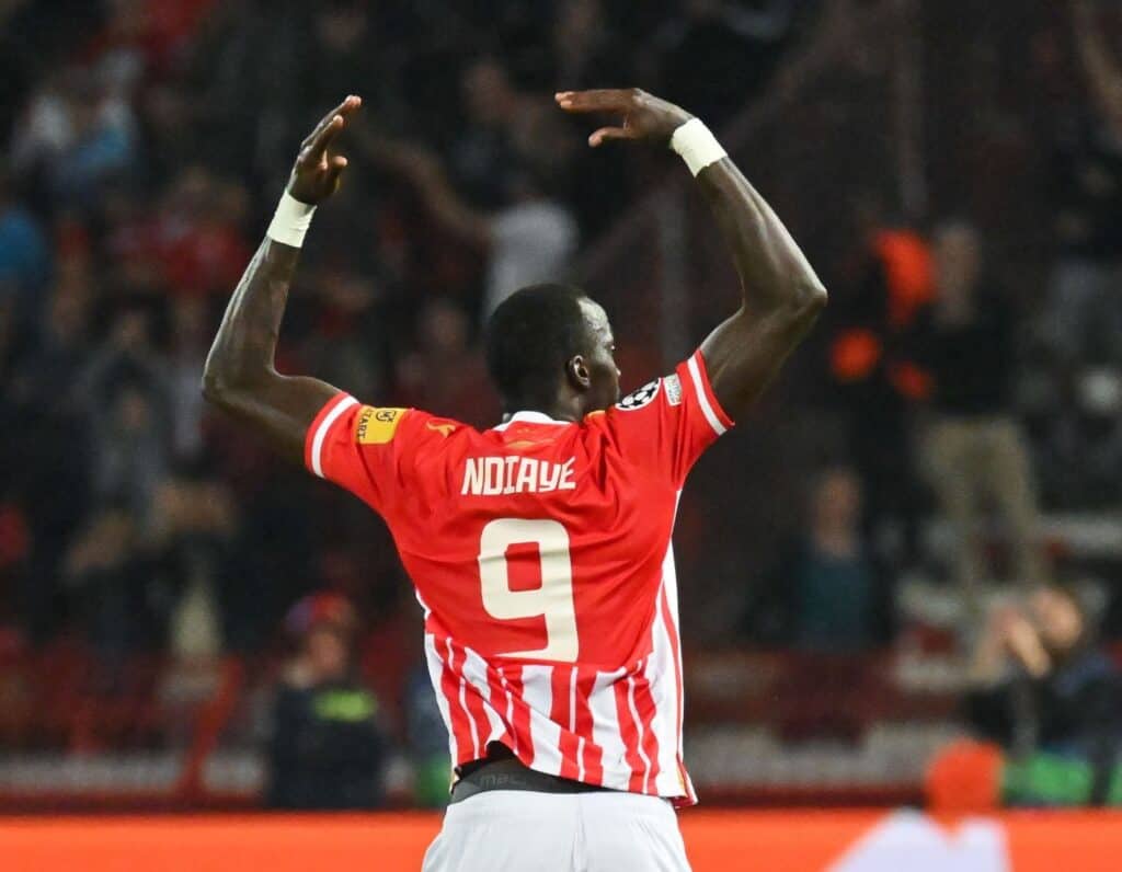 D1 Serbie : Chérif Ndiaye marque son deuxième but avec l'Etoile Rouge - wiwsport