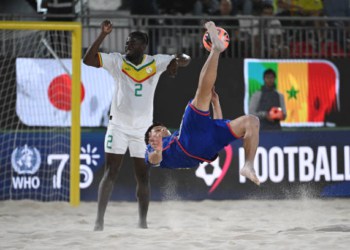 Mondial Beach Soccer 2024 : Les Lions craquent face au Japon et quittent la compétition (4-6) - wiwsport