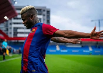 FC Barcelone : L&rsquo;équipe première ou un départ, quel avenir pour Mikayil Ngor Faye ?