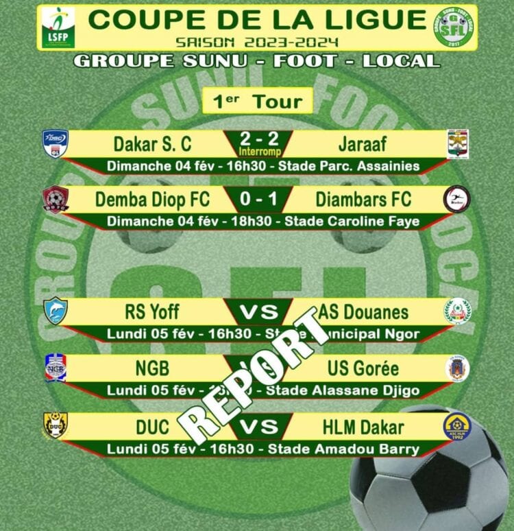 Football - Amateur : Tous les matchs sont suspendus jusqu'à nouvel ordre - wiwsport Football - Amateur : Tous les matchs sont suspendus jusqu'à nouvel ordre - wiwsport