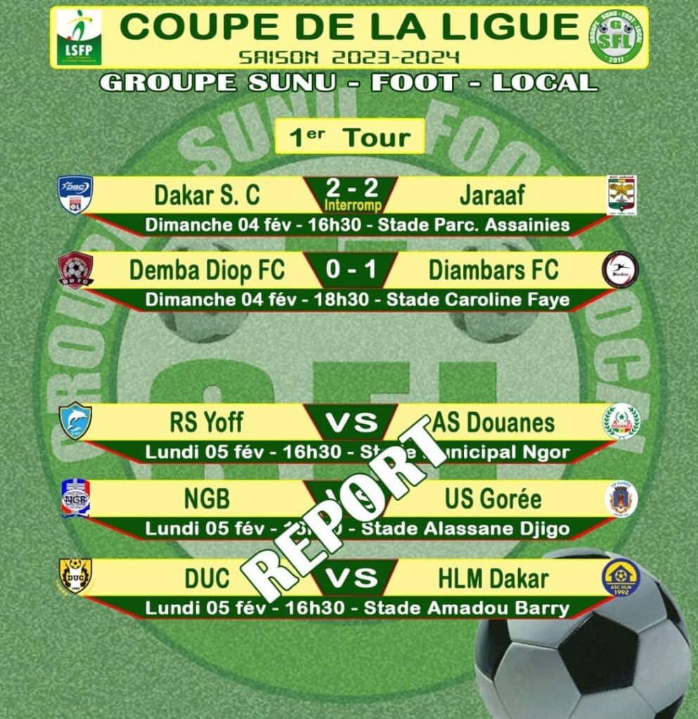 Football - Amateur : Tous les matchs sont suspendus jusqu'à nouvel ordre - wiwsport Football - Amateur : Tous les matchs sont suspendus jusqu'à nouvel ordre - wiwsport