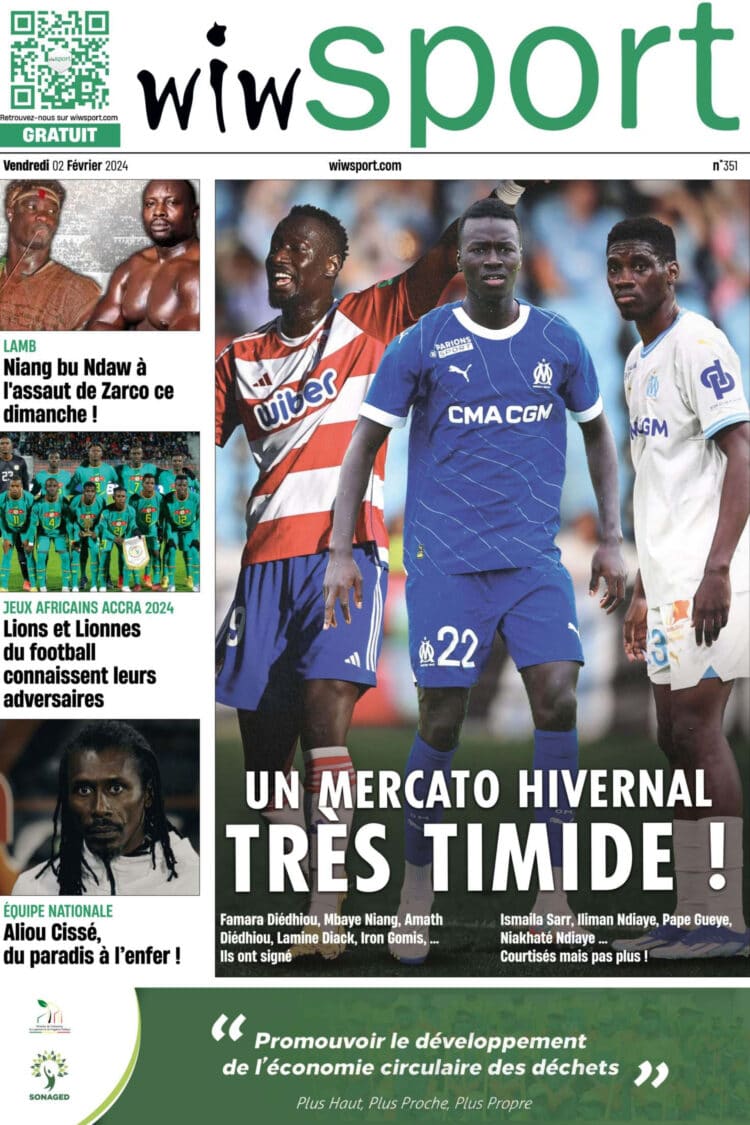 Lire le Journal wiwsport du vendredi 2 février #351 - wiwsport