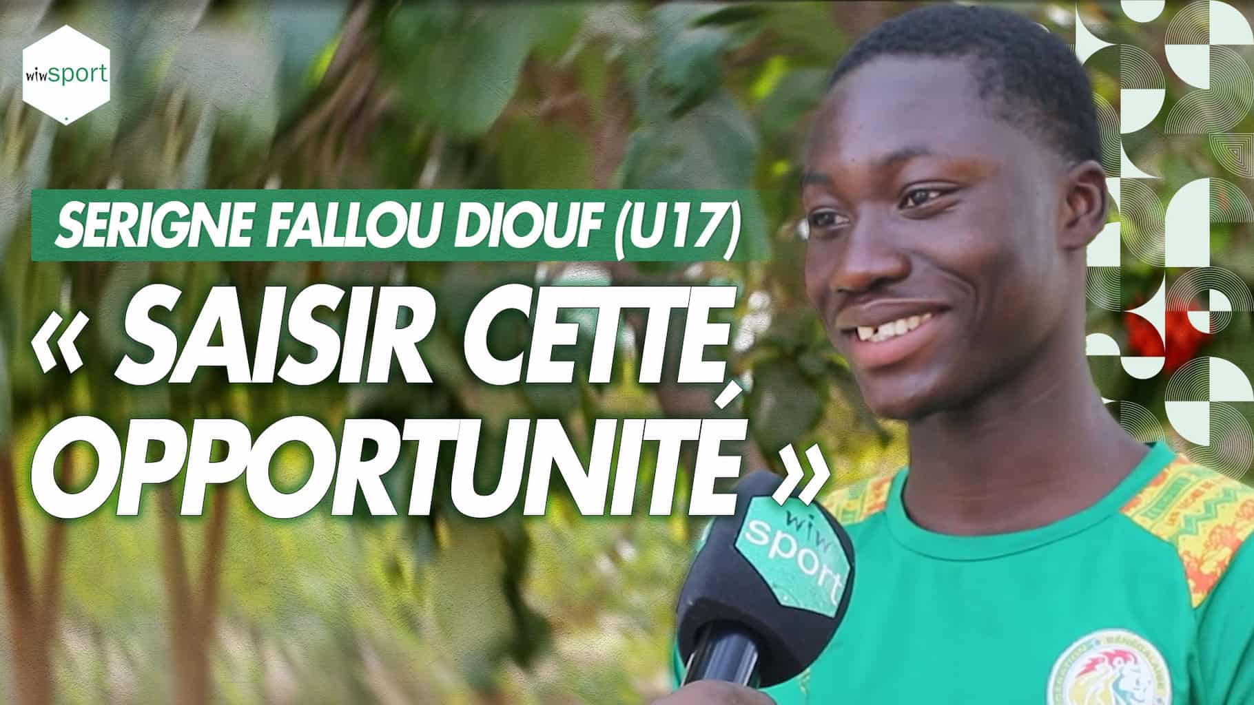 Jeux Afrcains - Serigne Fallou Diouf : "C'est une opportunité de jouer avec la sélection U20, il faut la saisir" - wiwsport Jeux Afrcains - Serigne Fallou Diouf : "C'est une opportunité de jouer avec la sélection U20, il faut la saisir" - wiwsport