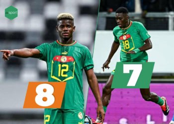 Equipe Nationale : Débuts de rêve pour Mikayil Faye et Seydou Sano... les notes des Lions après la victoire contre le Gabon - wiwsport Equipe Nationale : Débuts de rêve pour Mikayil Faye et Seydou Sano… les notes des Lions après la victoire contre le Gabon