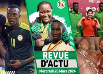 REVUE DU 20 MARS : les Lionceaux battus en demi-finale, trois médailles d&rsquo;or pour le Sénégal, Championnats d&rsquo;Afrique de lutte, Lac 2/ Zarco plébiscité …