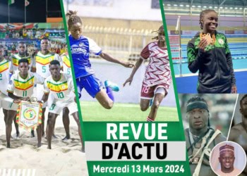 REVUE DU 13MARS : Reug Reug/ Ama Baldé ficelé, le Sénégal sort du top 10, Résultats D1 féminine, 3 médailles bronze pour le Sénégal aux Jeux africains 2023 ... - wiwsport