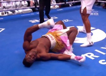 BOXE: Francis Ngannou mis KO par Anthony Joshua (vidéo) - wiwsport