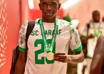 Club du week-end - Mouhamed El-Bachir Guèye, avant-centre du Jaraaf : « On était premier à mi-parcours, on fera tout pour terminer leader à l’issue de la 26ᵉ journée » - wiwsport Club du week-end – Mouhamed El-Bachir Guèye, avant-centre du Jaraaf : « On était premier à mi-parcours, on fera tout pour terminer leader à l’issue de la 26ᵉ journée »