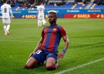 Primera RFEF : Mikayil Faye encore buteur avec le Barça Atlètic (vidéo) - wiwsport