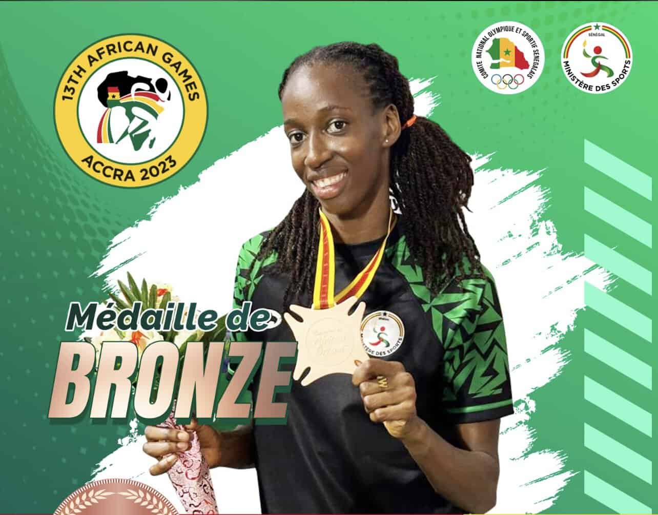 Jeux Africains 2023 – Une nouvelle médaille pour le Sénégal ! - wiwsport Jeux Africains 2023 – Une nouvelle médaille pour le Sénégal ! - wiwsport