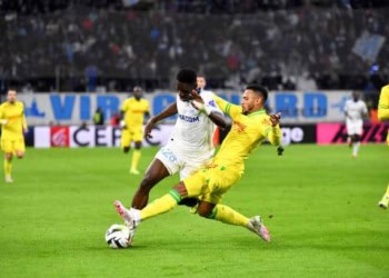 Ligue 1 : L&rsquo;OM poursuit sa série en battant Nantes