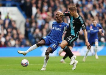 FA Cup : La belle offrande de Nicolas Jackson à Cucurella pour l'ouverture du score de Chelsea contre Leicester (vidéo) - wiwsport