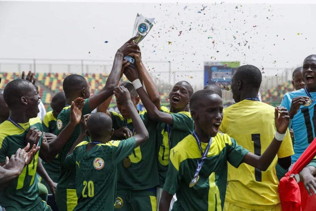 Championnat d'Afrique scolaire (Q) : Le Sénégal champion de l'UFOA A après son succès contre la Guinée - wiwsport Championnat d'Afrique scolaire (Q) : Le Sénégal champion de l'UFOA A après son succès contre la Guinée - wiwsport