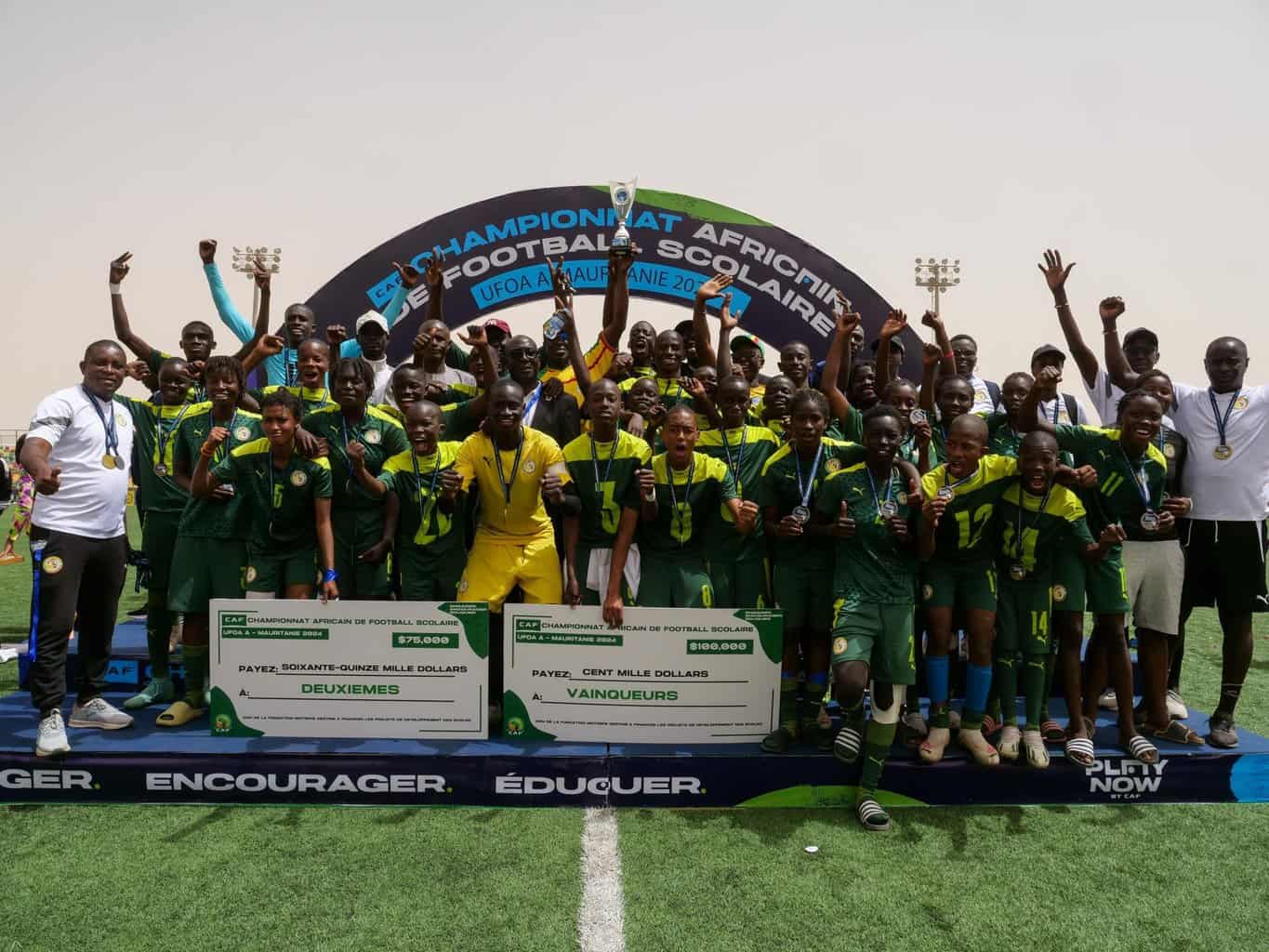 Championnat d’Afrique scolaire (Q) : Les Lioncelles terminent à la deuxième place - wiwsport Championnat d’Afrique scolaire (Q) : Les Lioncelles terminent à la deuxième place - wiwsport