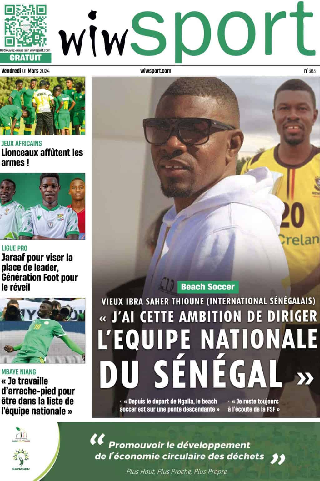 Journal wiwsport du vendredi 1er mars #363 - wiwsport Journal wiwsport du vendredi 1er mars #363 - wiwsport