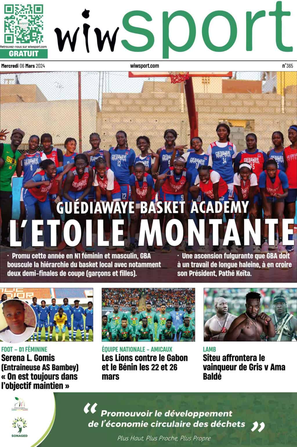 Journal wiwsport du mercredi 6 mars #365 - wiwsport Journal wiwsport du mercredi 6 mars #365 - wiwsport