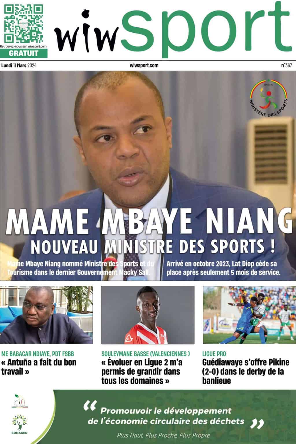 Journal wiwsport du lundi 11 mars #367 - wiwsport Journal wiwsport du lundi 11 mars #367 - wiwsport