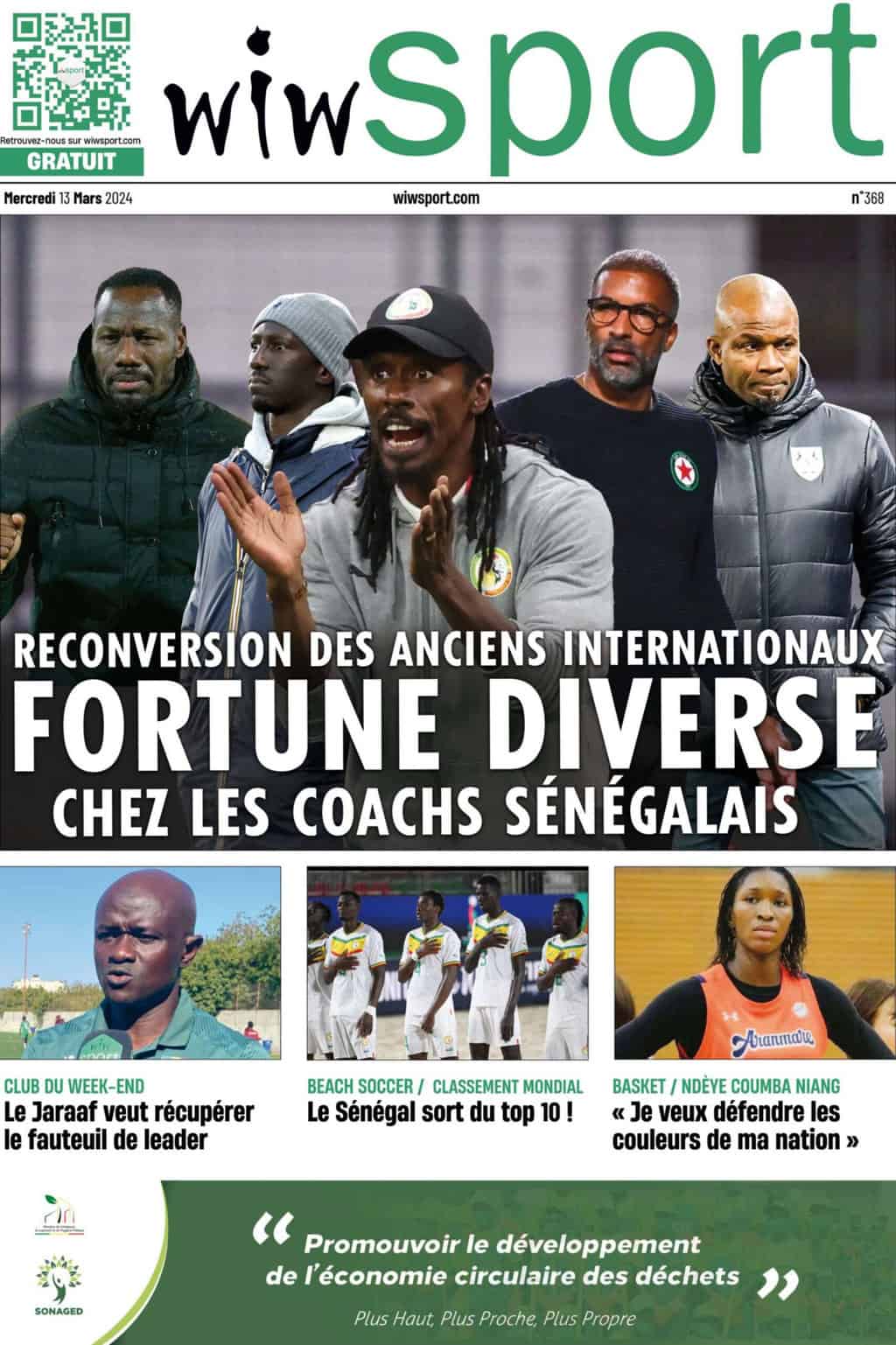Journal wiwsport du mercredi 13 mars #368 - wiwsport Journal wiwsport du mercredi 13 mars #368 - wiwsport