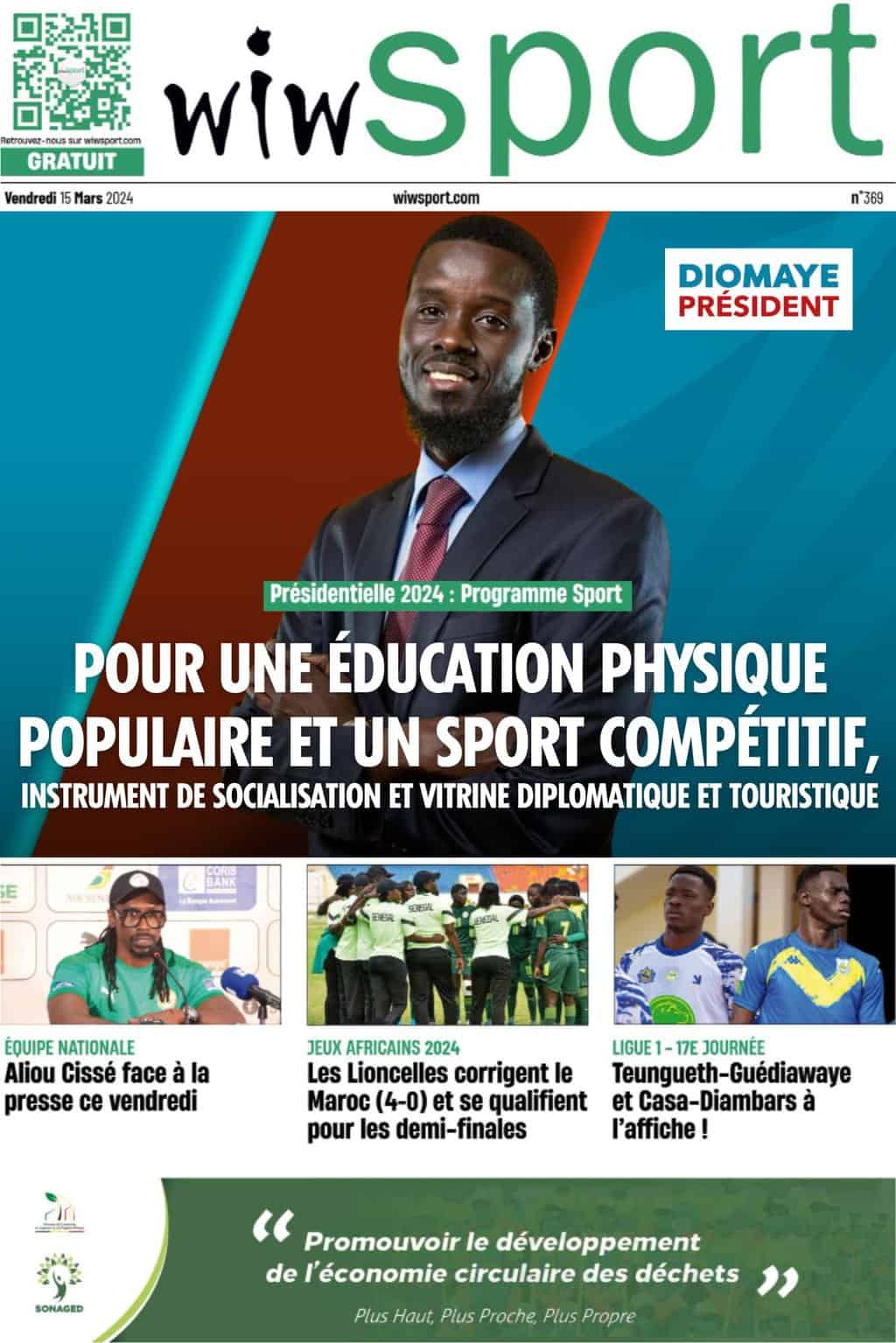 Journal wiwsport du vendredi 15 mars #369 - wiwsport Journal wiwsport du vendredi 15 mars #369 - wiwsport
