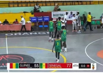 Tournoi de l&rsquo;Amitié U18 : Le Sénégal bat la Guinée (77-55) et se classe 3e