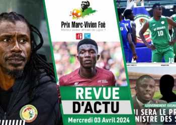 REVUE DU 03 AVR : Aliou préfère gagner la CAN 2025, lamine camara nominé, Coupe du Maire messieurs ….