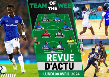 REVUE DU 08 AVR: RESULTATS foot, basket et handball, Team of the  week Pape Demba Diop prend ses marques, Abdallah Sima dynamiteur