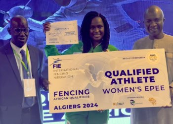 Escrime : Ndeye Binta Diongue qualifiée pour les Jeux Olympiques de Paris 2024 - wiwsport