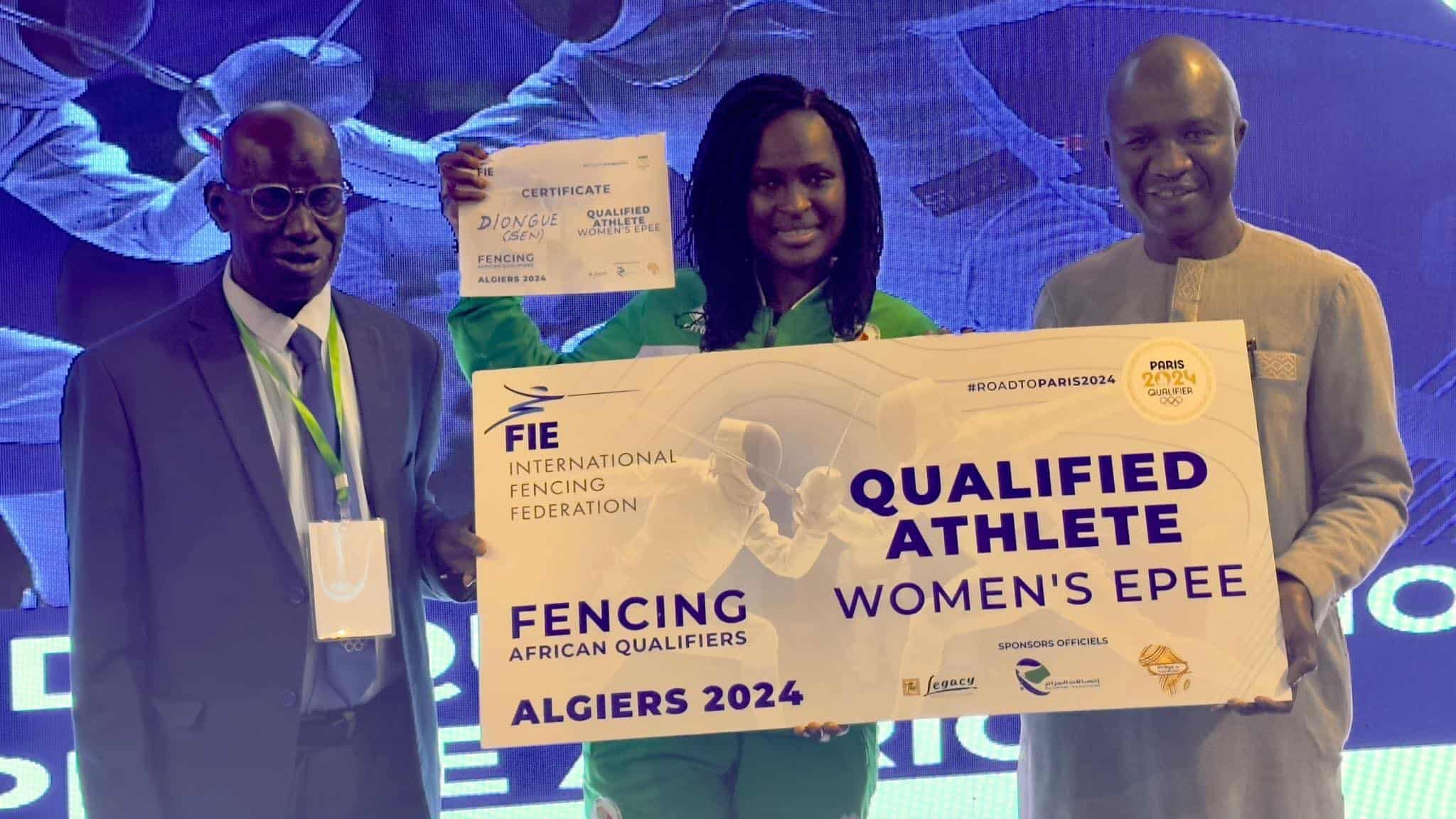 Escrime : Ndeye Binta Diongue qualifiée pour les Jeux Olympiques de Paris 2024 - wiwsport Escrime : Ndeye Binta Diongue qualifiée pour les Jeux Olympiques de Paris 2024 - wiwsport