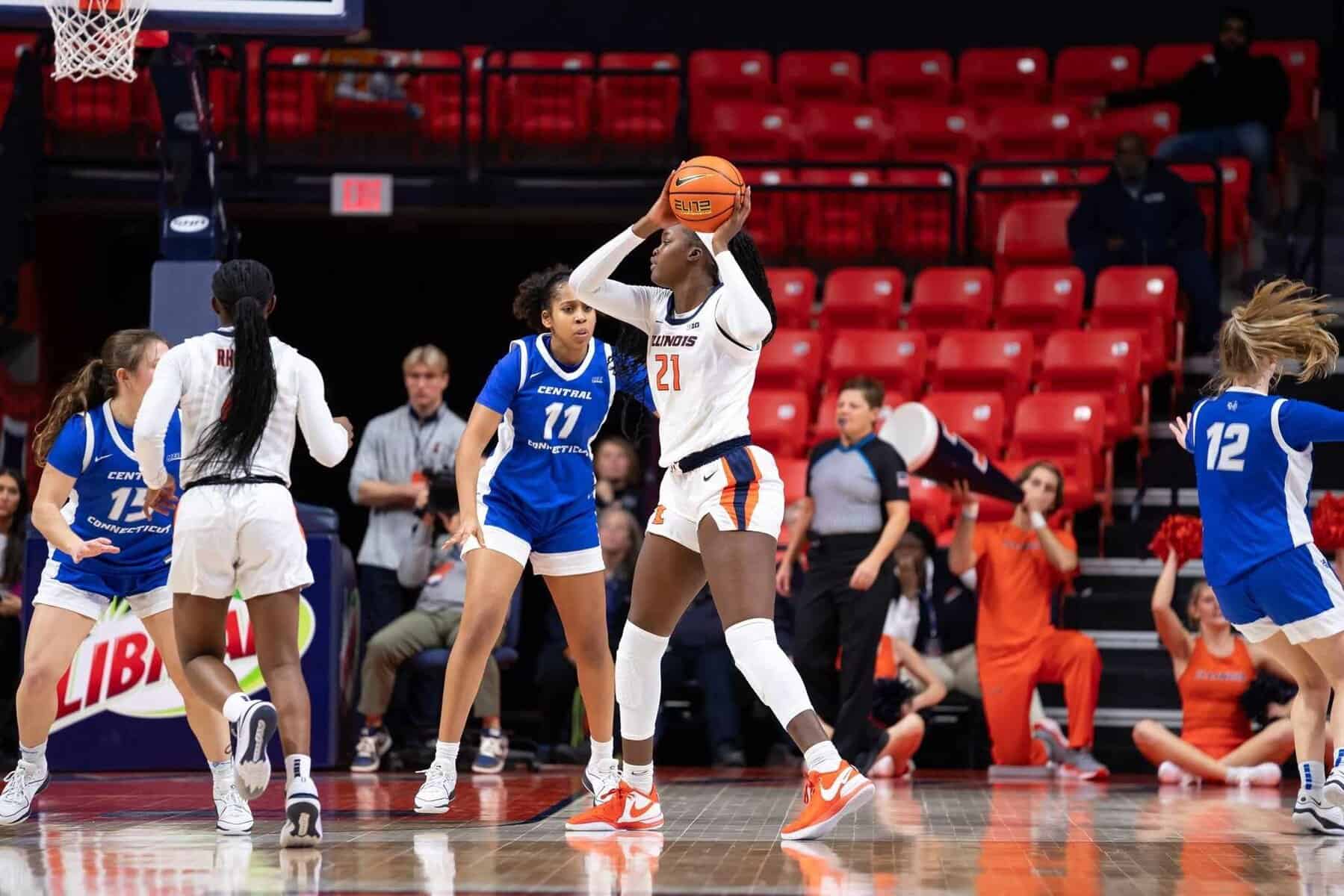 Big Ten Conférence - Aïcha Ndour, pivot de l'équipe d'Illinois : "J'aspire à changer d'équipe pour continuer ma brillante carrière" - wiwsport